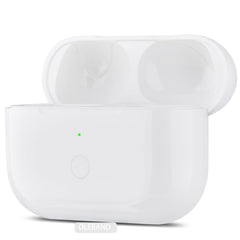 OLEBAND Replacement for Airpods Pro 2&1 Charging Case:Easy to Pair Air pods Pro Earbuds with Pairing Button,Support Both Wired and Wireless Charging,for iPods Pro 1st/2nd Gen 1 Year Warranty(White)